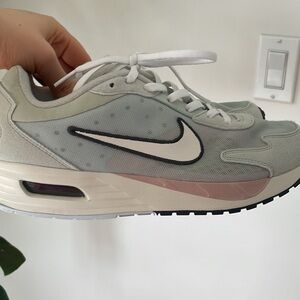 Nike Air Max Sneakers in Light Gray and White